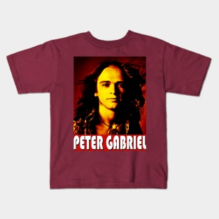 Vintage Halftone-Peter Gabriel Kids T-Shirt